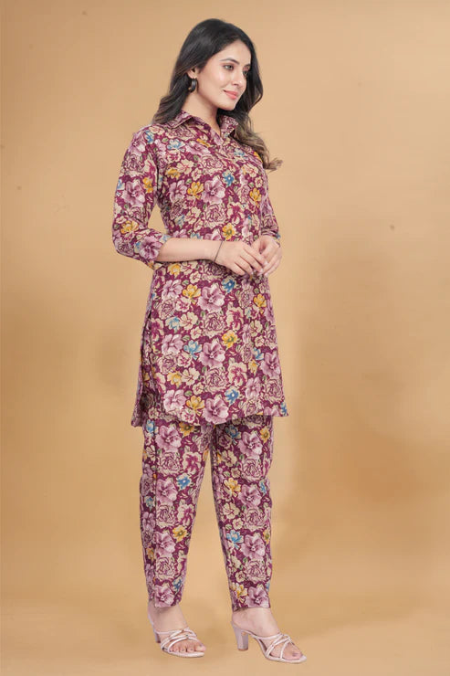 Cotton rayon co ord set special for summers
