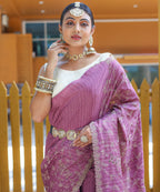 Dixz Fashion Aaisha: Timeless Soft Silk Saree with Exquisite Thread Embroidery