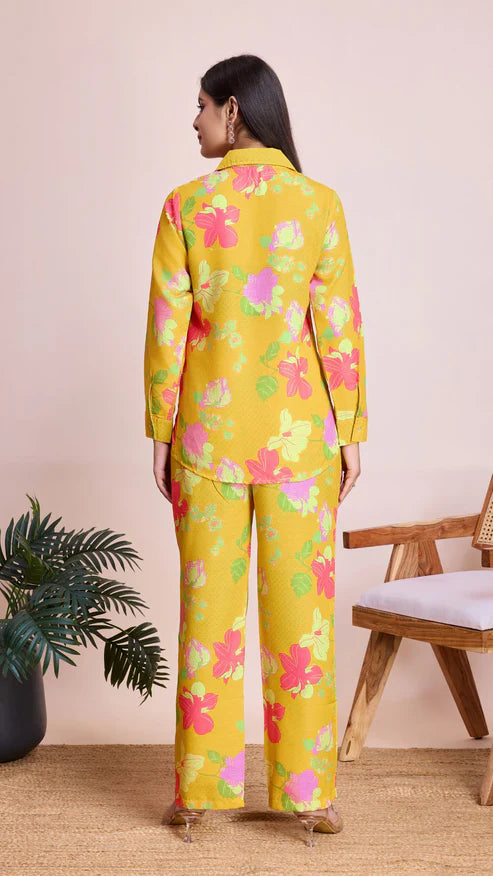 Rayon Slub summer special co-ord set