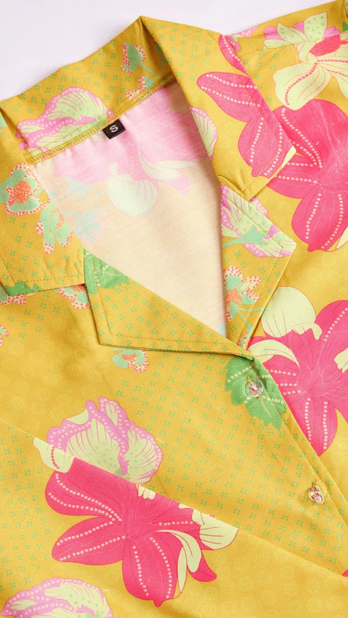 Rayon Slub summer special co-ord set