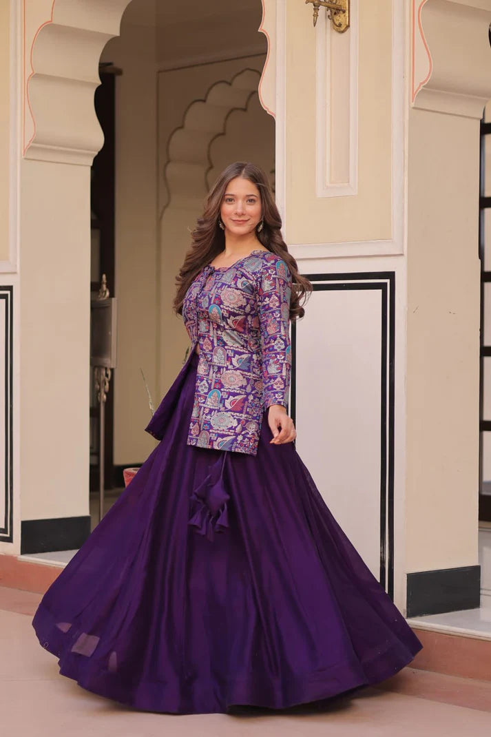 DIXZ FASHION PURE SIMMER VICHITRA READYMADE LEHENGA CHOLI COLLECTIONS