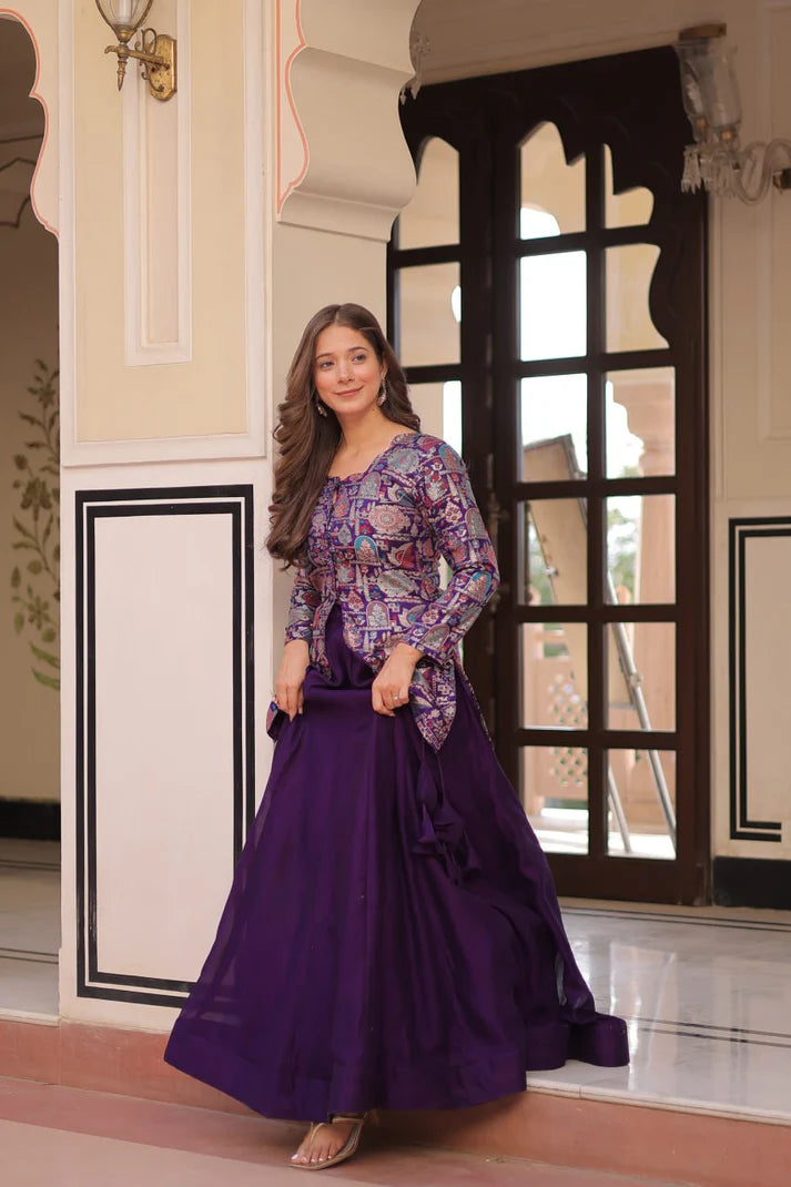 DIXZ FASHION PURE SIMMER VICHITRA READYMADE LEHENGA CHOLI COLLECTIONS