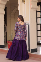 DIXZ FASHION PURE SIMMER VICHITRA READYMADE LEHENGA CHOLI COLLECTIONS