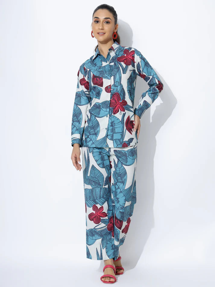 Cotton Rayon Ready To wear Co-Ords Set
