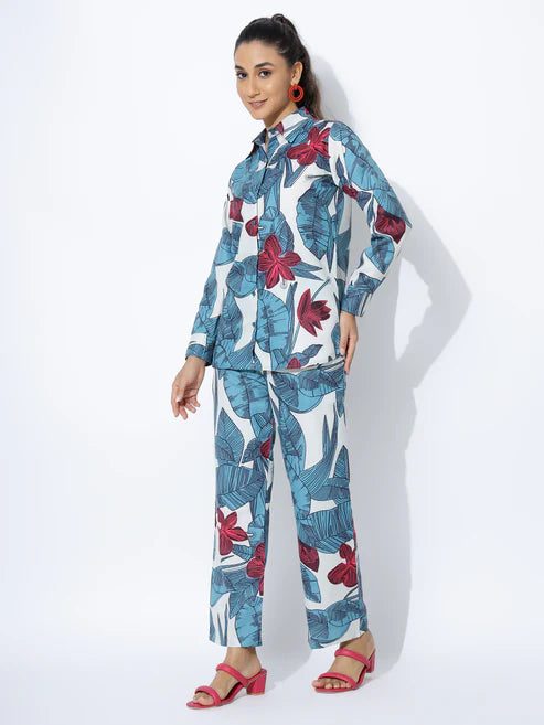 Cotton Rayon Ready To wear Co-Ords Set