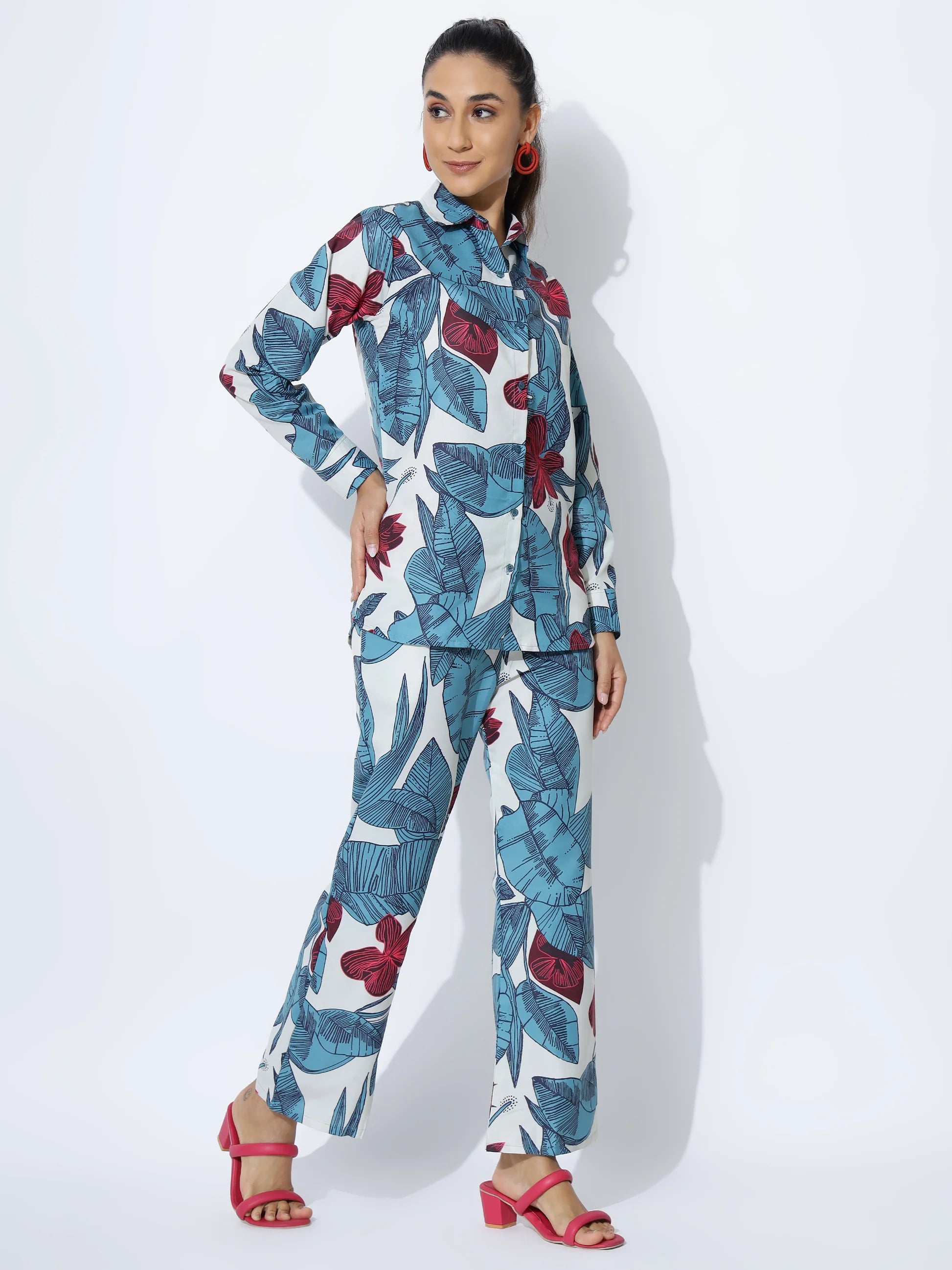 Cotton Rayon Ready To wear Co-Ords Set