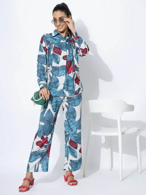 Cotton Rayon Ready To wear Co-Ords Set