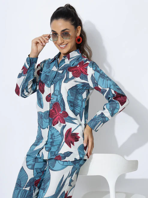Cotton Rayon Ready To wear Co-Ords Set