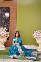 DIXZ FASHION PRESENTING BANARASI SILK SAREE WITH RICH PALLU