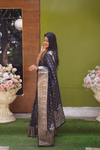 DIXZ FASHION PRESENTING BANARASI SILK SAREE WITH RICH PALLU
