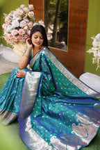 DIXZ FASHION PRESENTING BANARASI SILK SAREE WITH RICH PALLU