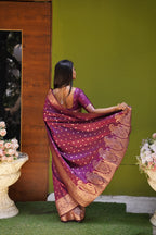 DIXZ FASHION PRESENTING BANARASI SILK SAREE WITH RICH PALLU