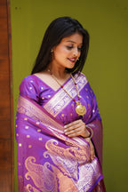 DIXZ FASHION PRESENTING BANARASI SILK SAREE WITH RICH PALLU