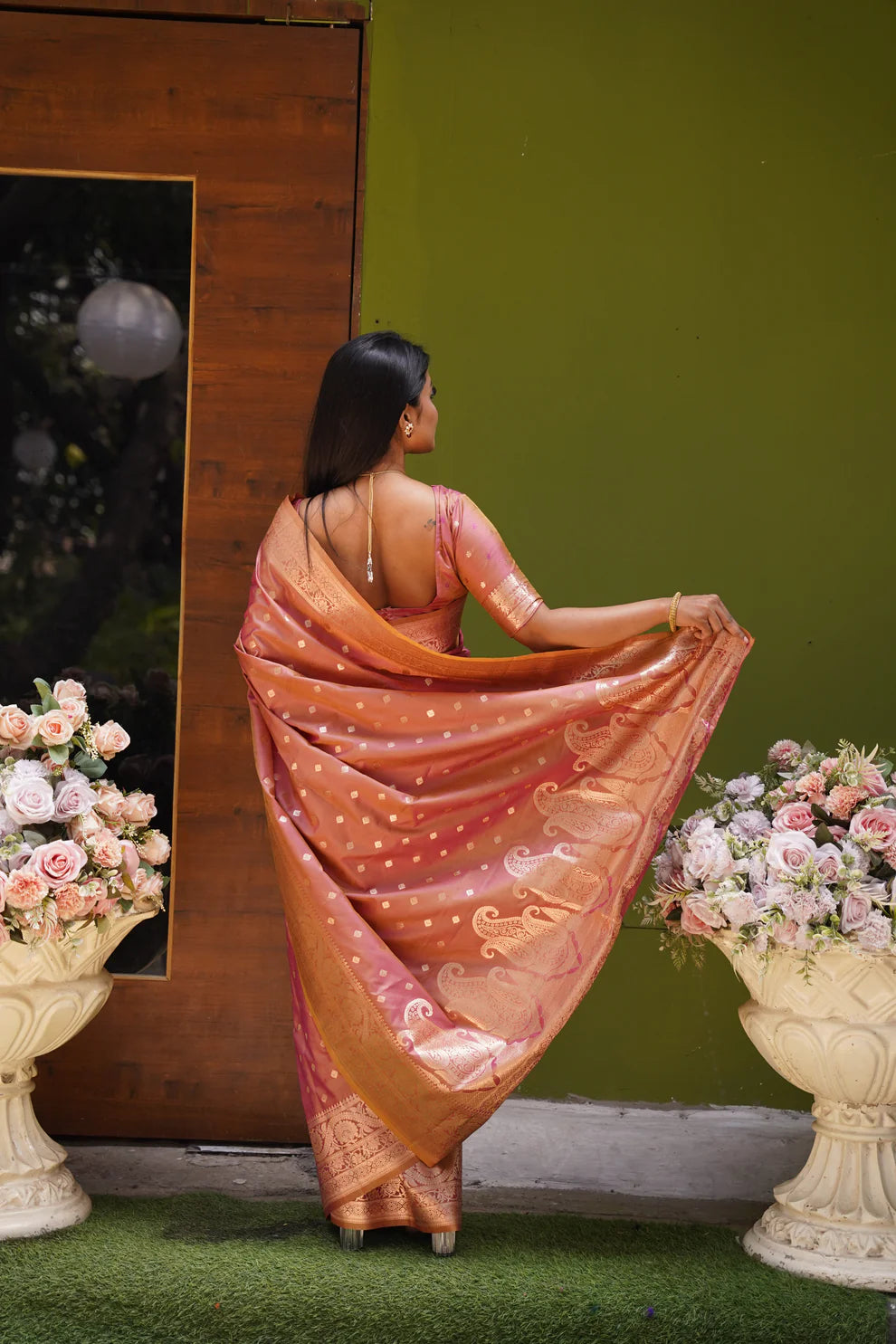 DIXZ FASHION PRESENTING BANARASI SILK SAREE WITH RICH PALLU