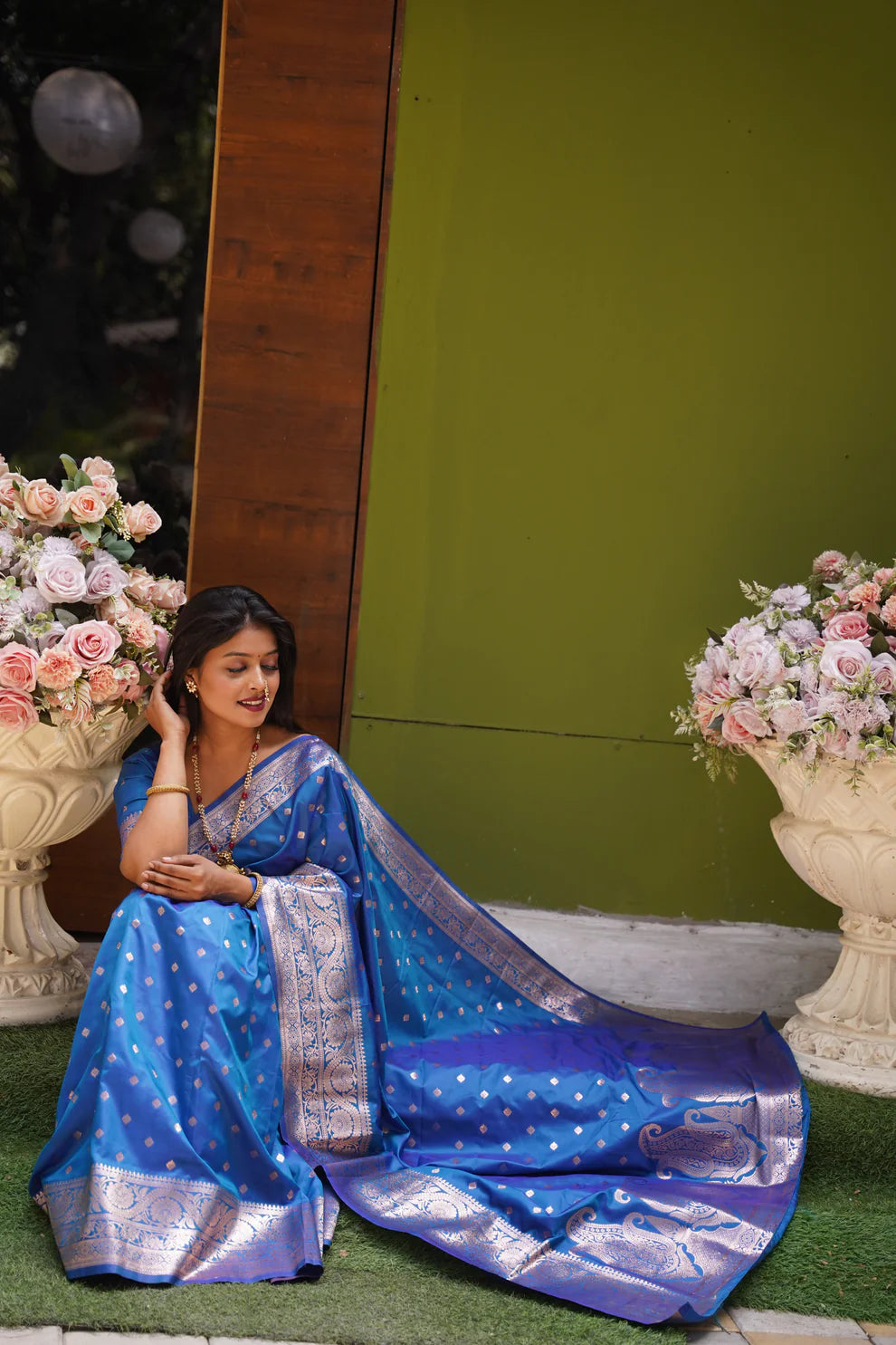 DIXZ FASHION PRESENTING BANARASI SILK SAREE WITH RICH PALLU