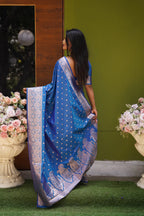 DIXZ FASHION PRESENTING BANARASI SILK SAREE WITH RICH PALLU
