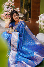 DIXZ FASHION PRESENTING BANARASI SILK SAREE WITH RICH PALLU