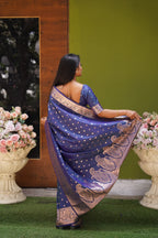 DIXZ FASHION PRESENTING BANARASI SILK SAREE WITH RICH PALLU