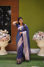 DIXZ FASHION PRESENTING BANARASI SILK SAREE WITH RICH PALLU