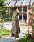 Summer Special: Premium Heavy Mill Rayon Cotton Kurti Set with Side Pockets (Top & Bottom Included)