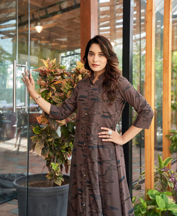 Summer Special: Premium Heavy Mill Rayon Cotton Kurti Set with Side Pockets (Top & Bottom Included)