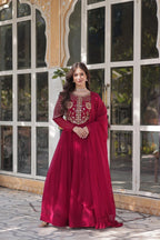 DIXZ FASHION PREMIUM DESIGNER READYMADE GOWN DUPATTA COLLECTIONS