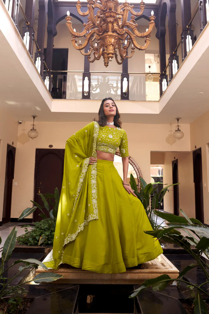 DIXZ FASHION OCCATION SPECIAL LEHENGA CHOLI WITH DUPATTA