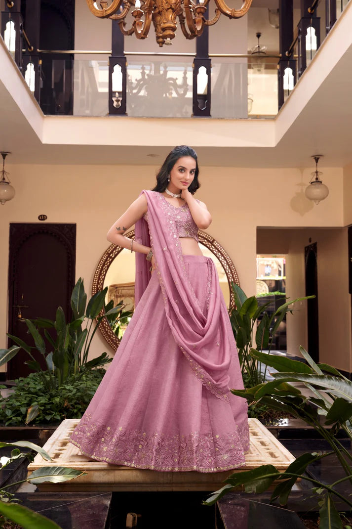 DIXZ FASHION OCCATION SPECIAL LEHENGA CHOLI WITH DUPATTA