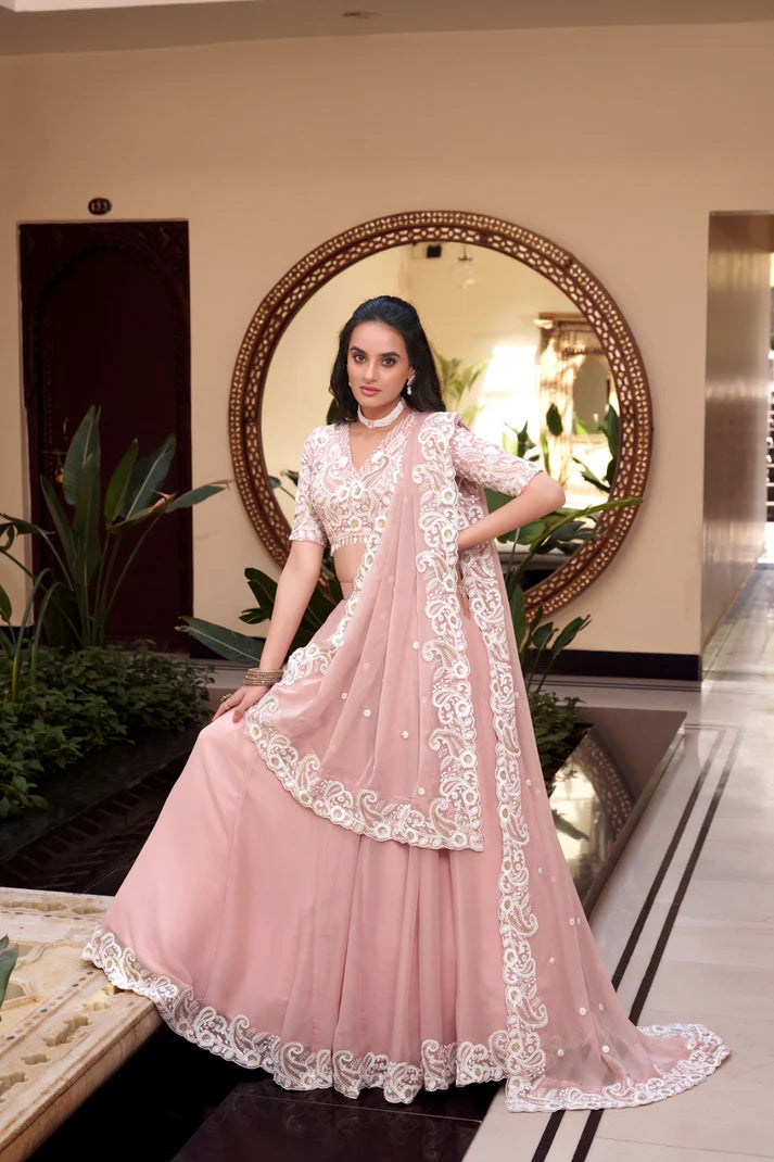 DIXZ FASHION OCCATION SPECIAL LEHENGA CHOLI WITH DUPATTA