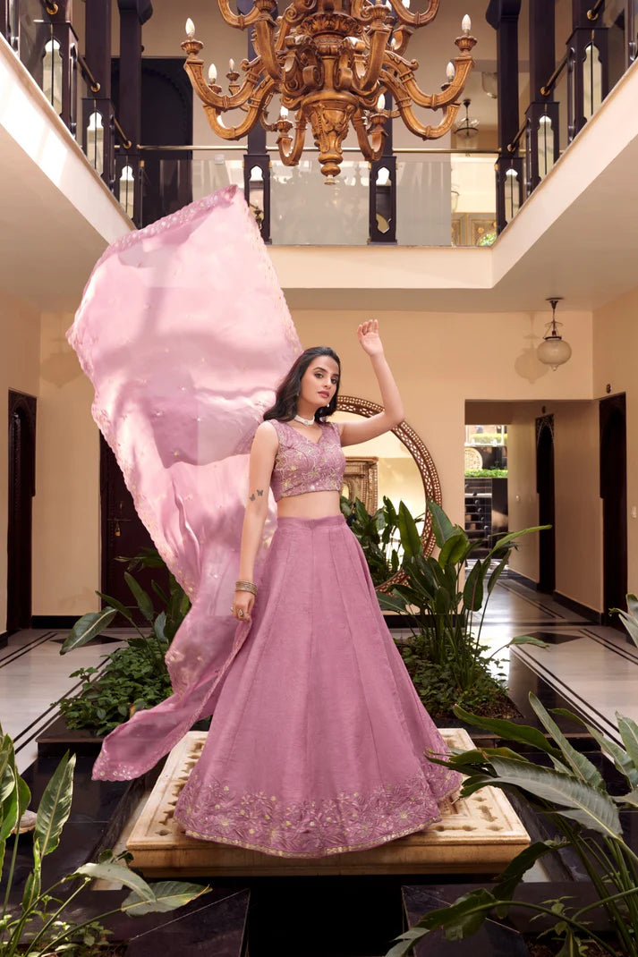DIXZ FASHION OCCATION SPECIAL LEHENGA CHOLI WITH DUPATTA