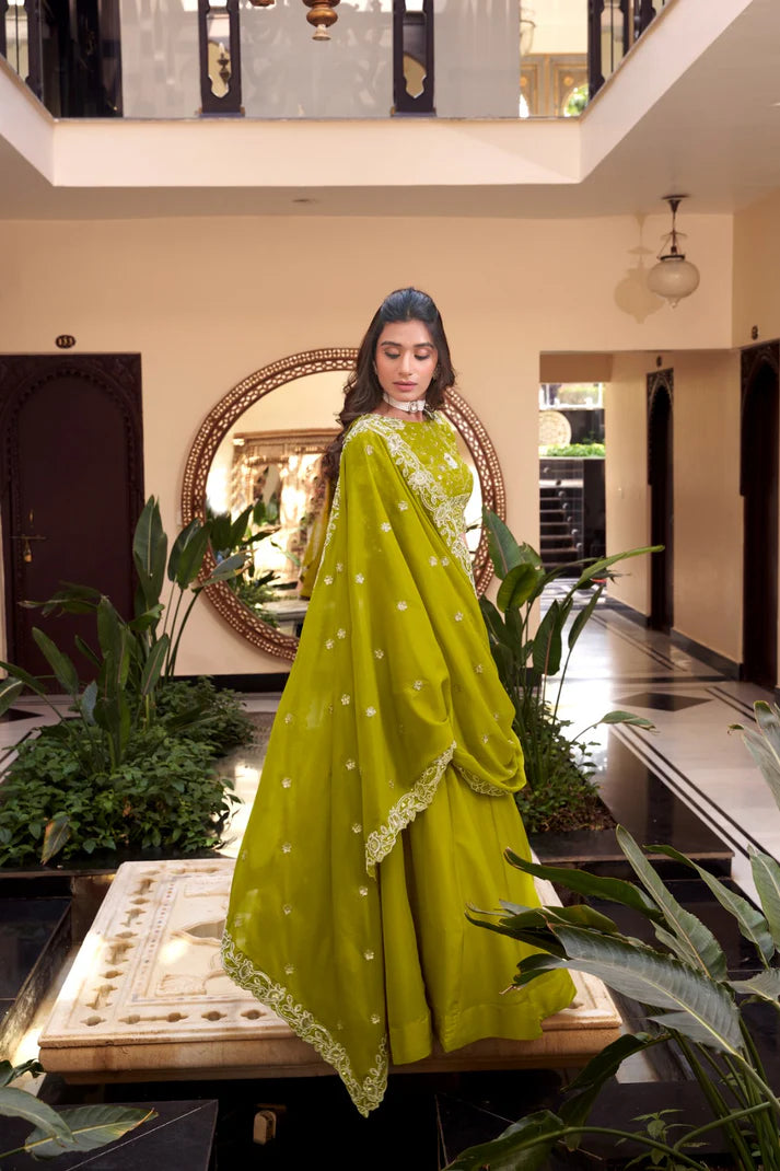DIXZ FASHION OCCATION SPECIAL LEHENGA CHOLI WITH DUPATTA