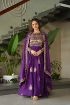 DIXZ FASHION PREMIUM READYMADE GOWN-DUPATTA COLLECTIONS
