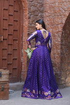 Dixz Fashion Grace in Every Pleat – Traditional Meets Modern Gown